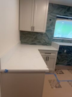“The most beautiful tile I’ve installed” as quoted by this builder’s expert tile craftsman.

We’re excited for the progress on this whole home remodel and we couldn’t agree more!