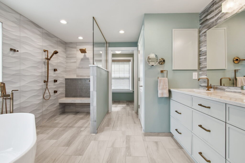 Primary Bathroom Remodel Wetroom, Interior Design in Olympia, Washington